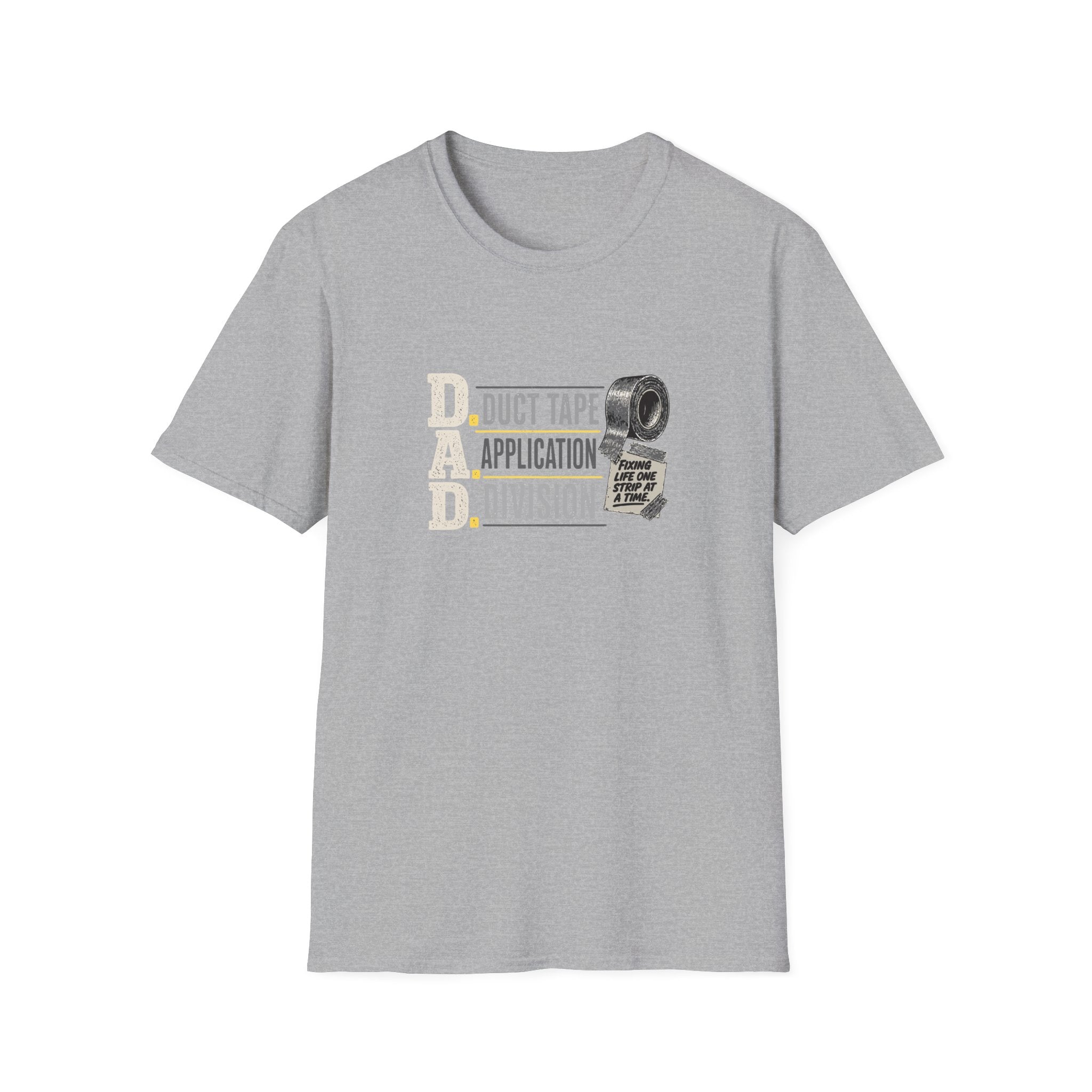 D.A.D. Duct Tape Application Division T-Shirt — Funny DIY Repair Tee