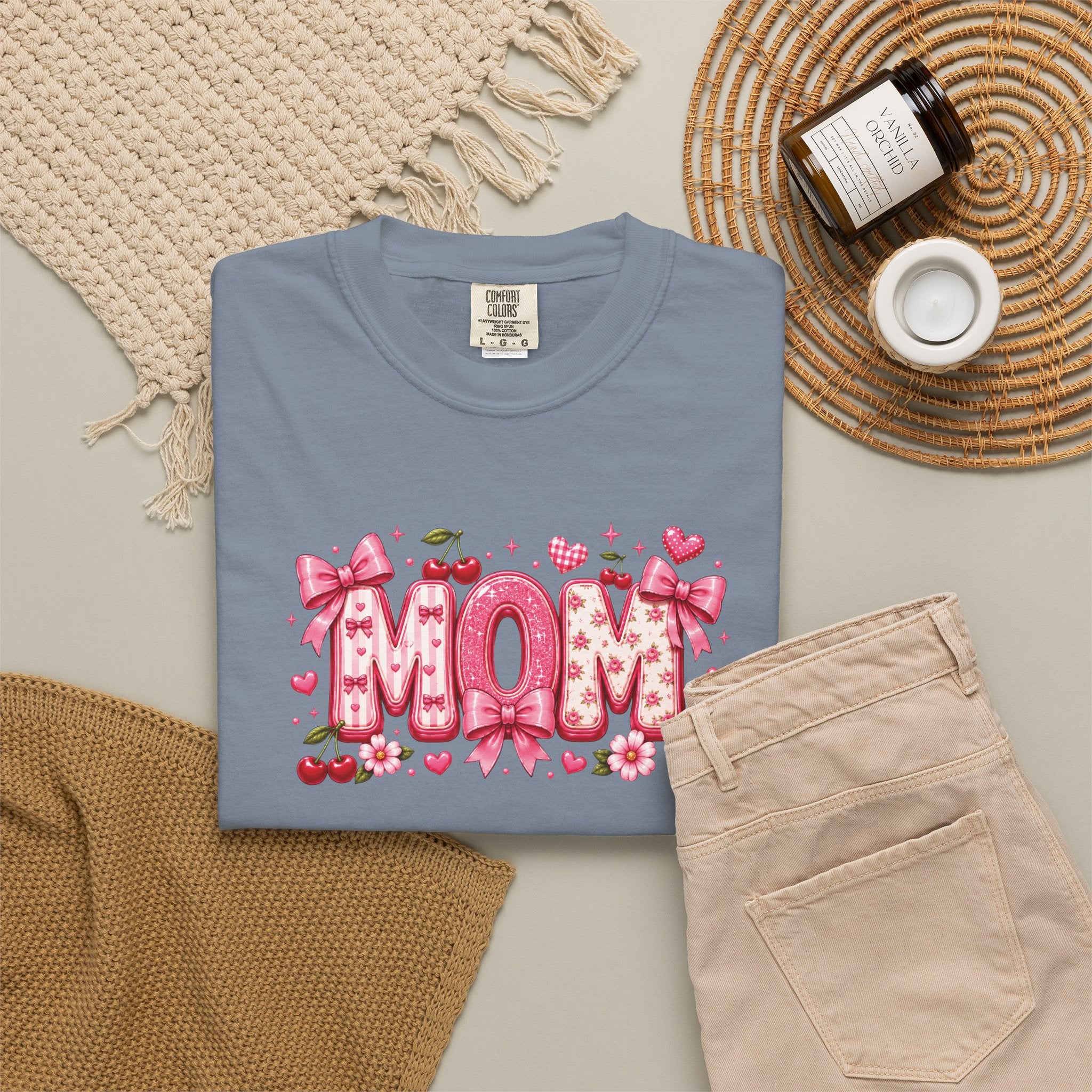 MOM Floral Heart T-Shirt