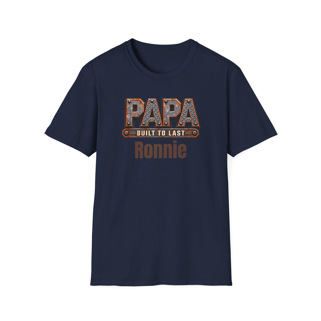 Papa "Built to Last" T-Shirt — Personalise