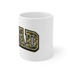 Dad Camo Coffee Mug — Military Camouflage Father’s Day 11oz & 15oz Ceramic Cup