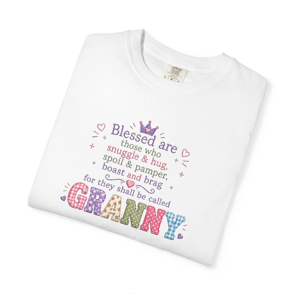 Granny Blessing T-Shirt — "Blessed are those who ... shall be called Granny" Gift Tee