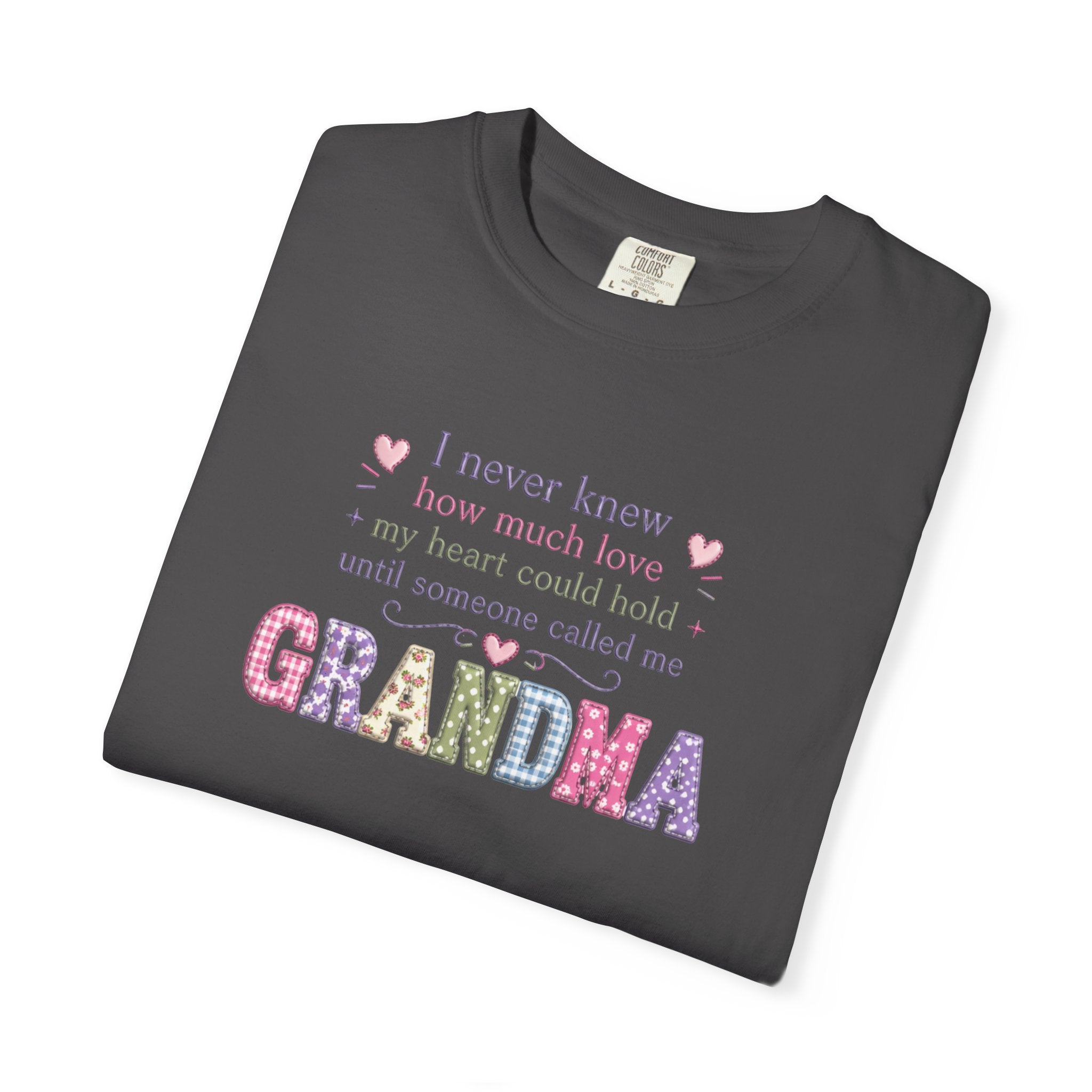 Grandma Floral Lettering T‑Shirt – "I Never Knew How Much Love" Mother's Day Gift