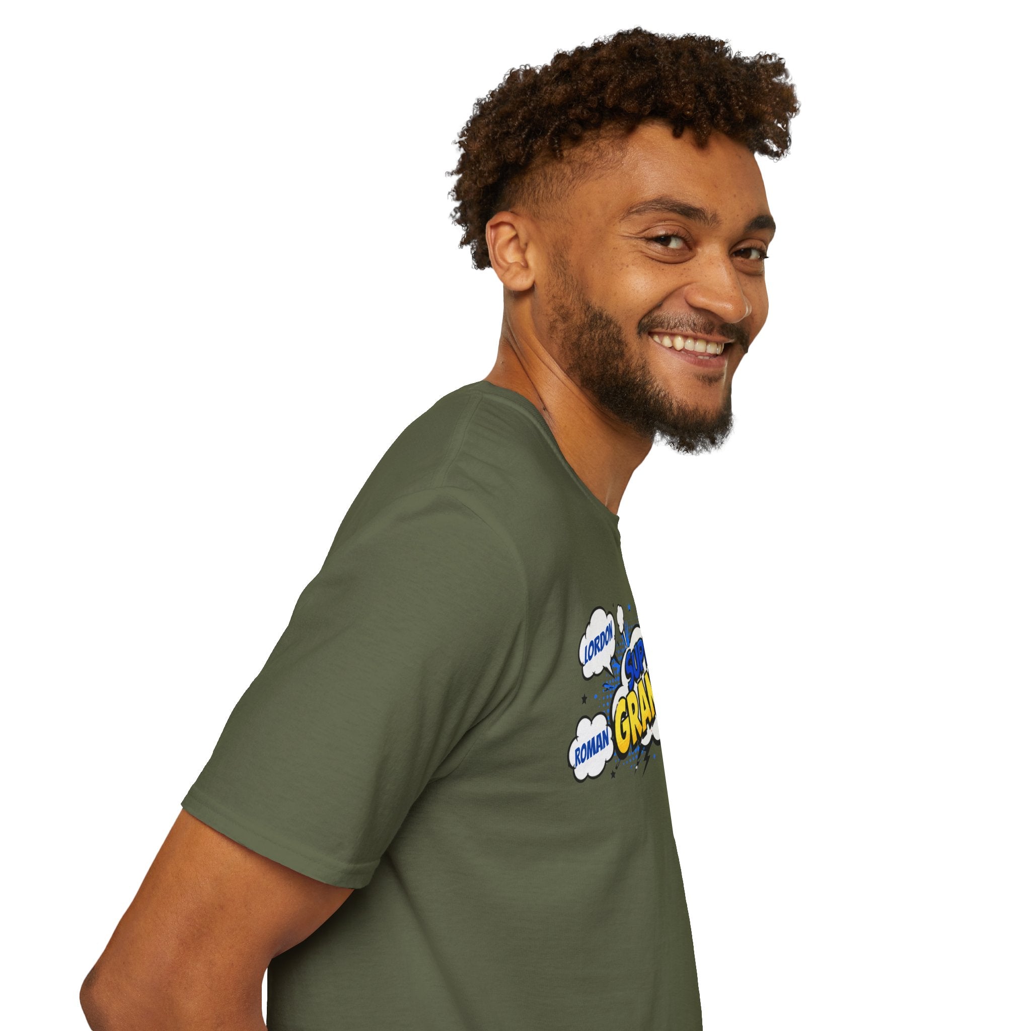 Super Grandad Comic-Style T-Shirt