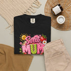 Sweet Mum T-Shirt — Floral Strawberry Mother's Day Tee