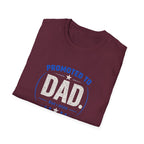 Promoted to Dad T-Shirt — New Dad Announcement Gift