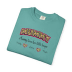 Mummy Camo Heart Graphic T-Shirt — "Mummy, leave her little layers" Retro Mum Tee