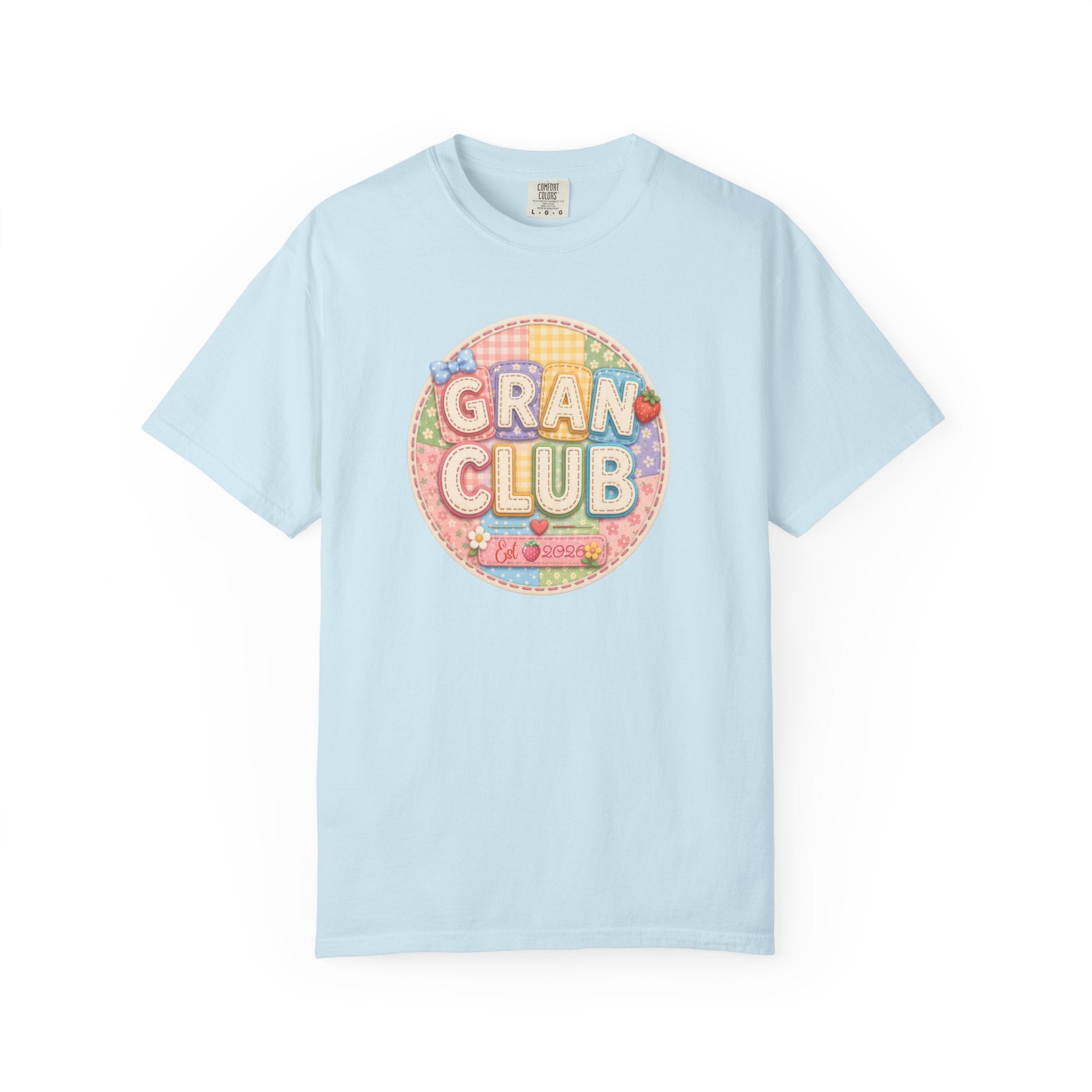 Gran Club Graphic T-Shirt — Retro Pastel Circle Design