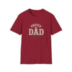 Proper Dad T-Shirt – Vintage Crown Father's Day Tee for Proud Dads