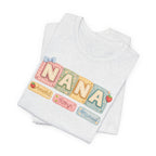 Nana Baby Blocks Tee — Personalized Grandmother Name Shirt