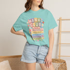 Nana's Club T-Shirt — Cute Floral Grandma Rules Tee