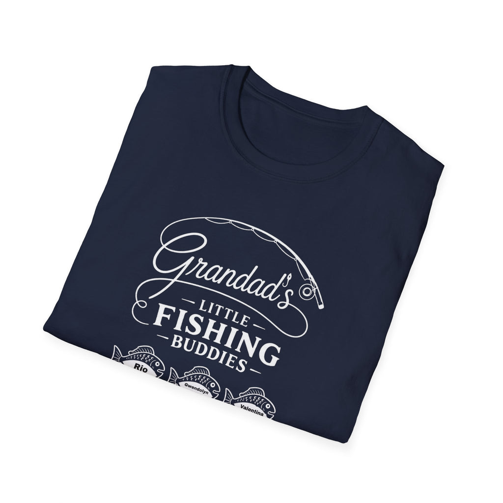 Granddad’s Little Fishing Buddies T-Shirt — Father/Grandparent Fishing Gift