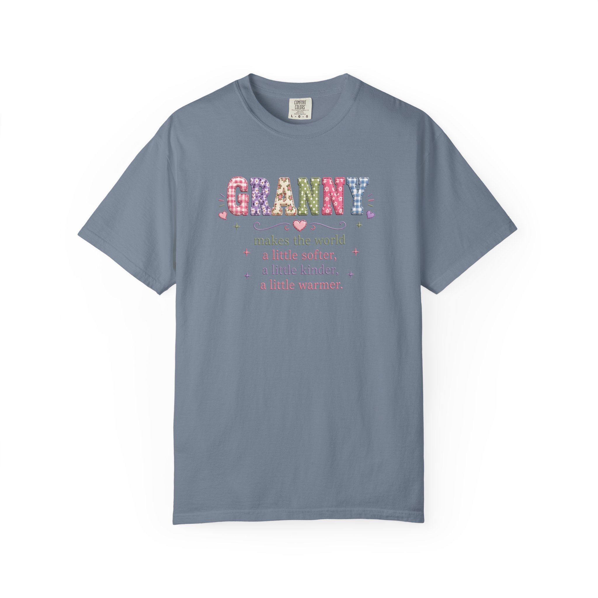 Granny Floral Graphic T-Shirt — "Granny makes the world a little softer, a little kinder, a little warmer"