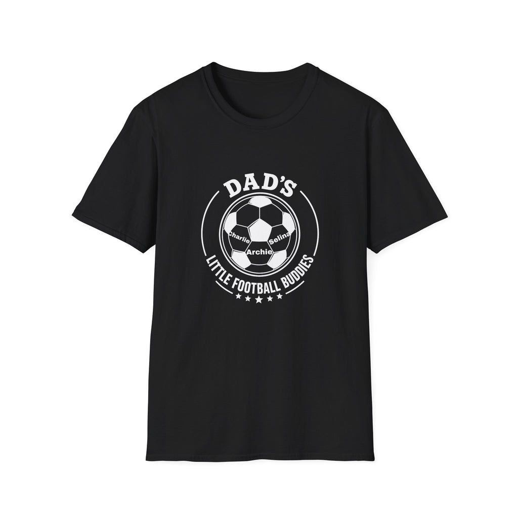 Dad’s Little Football Buddies Tee - Add Names- Personalise