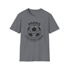T-Shirt — "Papa's Little Football Buddies" Personalized Soccer Dad Tee