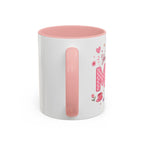 Pink "You had me at MOM" Accent Coffee Mug - Floral Mother’s Day Gift (11/15oz)