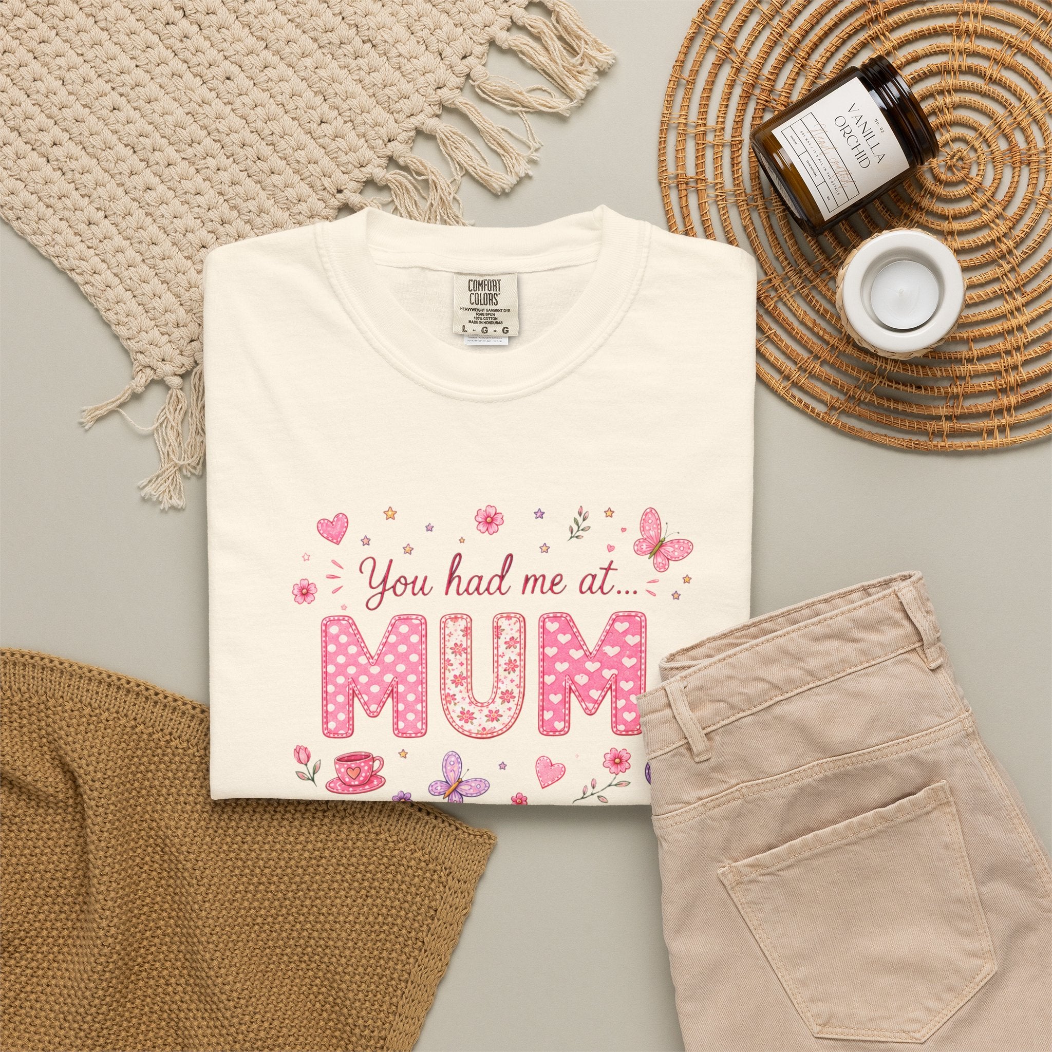 You Had Me at Mum T-Shirt — Cute Pink Mother's Day Tee