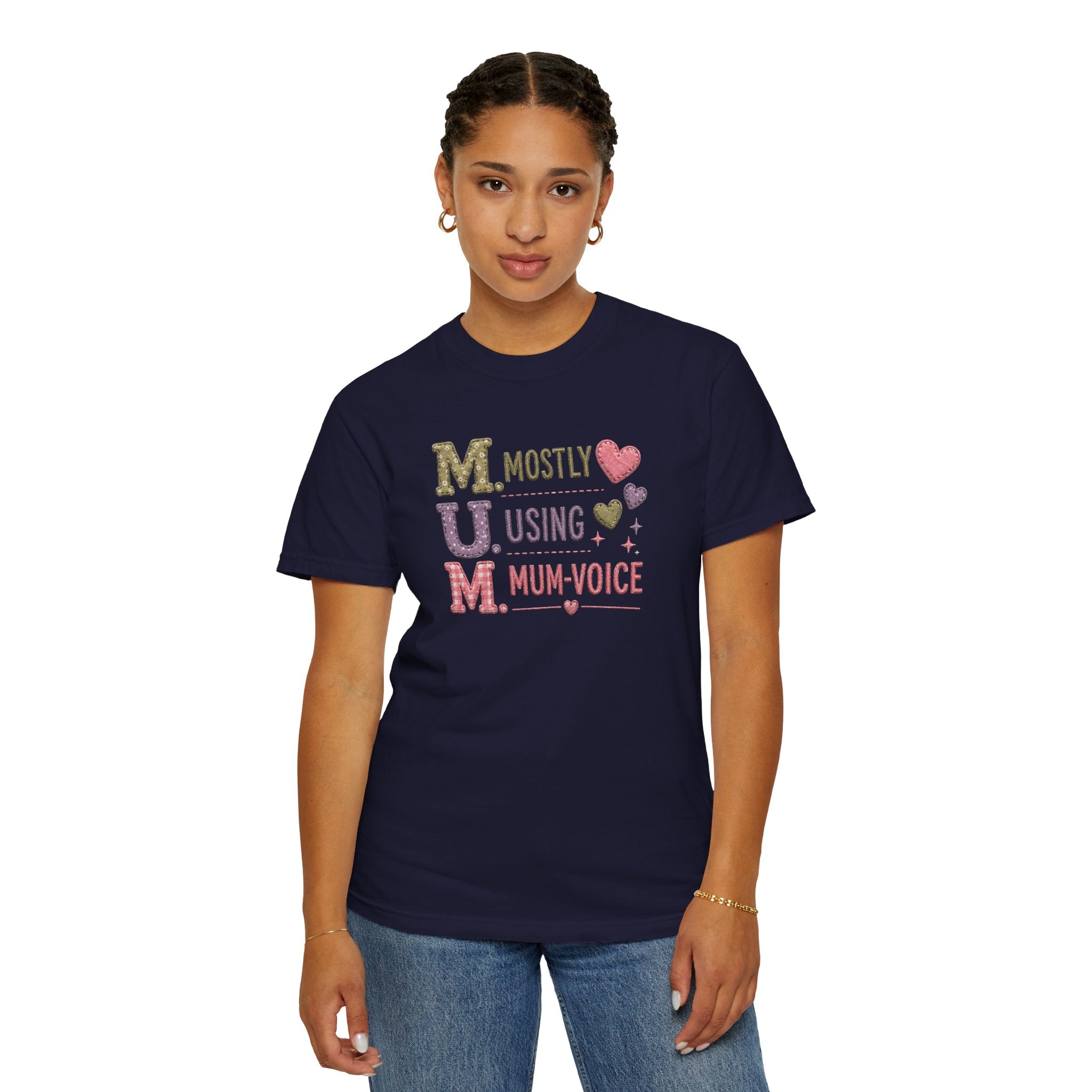 MUM Mostly Using Mum-Voice T-Shirt — Funny Mother's Day Mom Tee