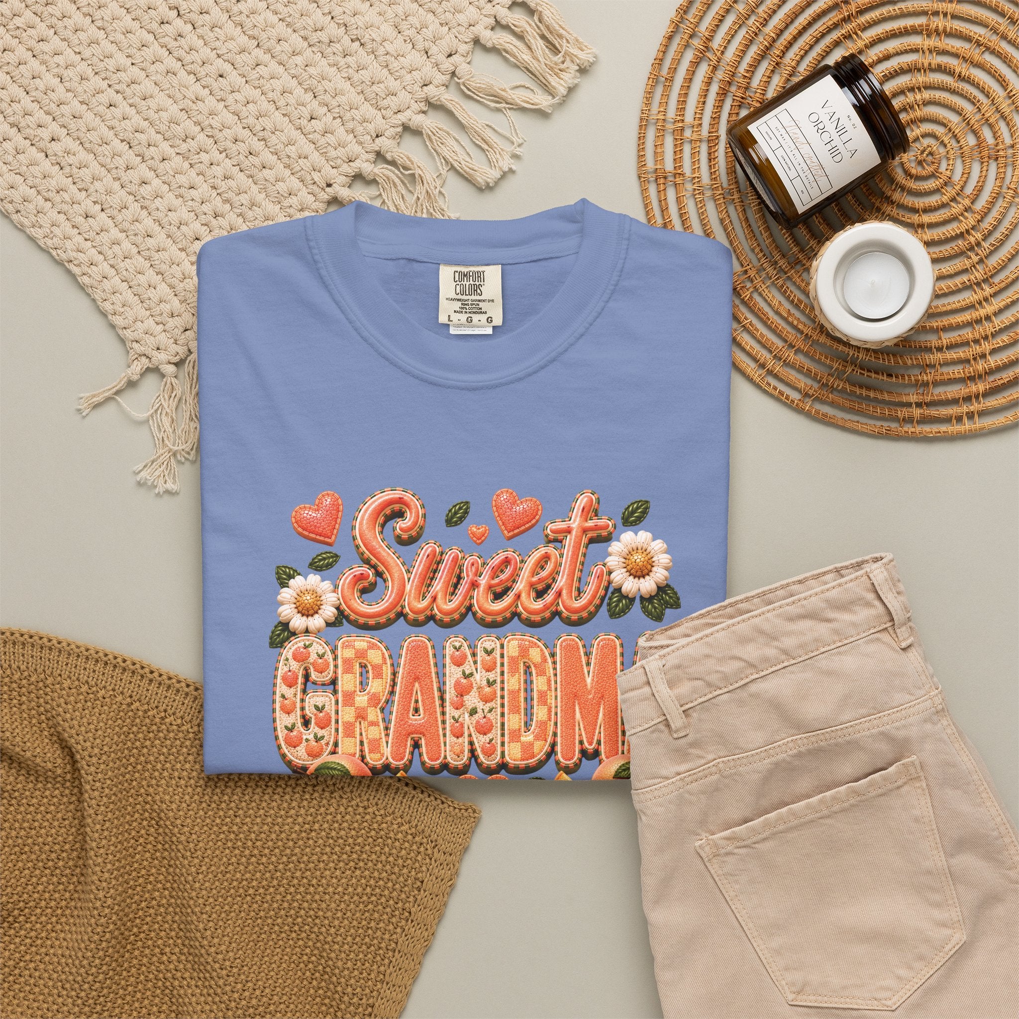 Sweet GRANDMA Peach Tee