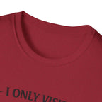 Papa T-Shirt — "I Only Visit Papa for the Biscuits" Funny Grandpa Gift