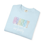 Grandma T-Shirt — "Grandma the Heart of Our Family" Pastel Comfort Tee