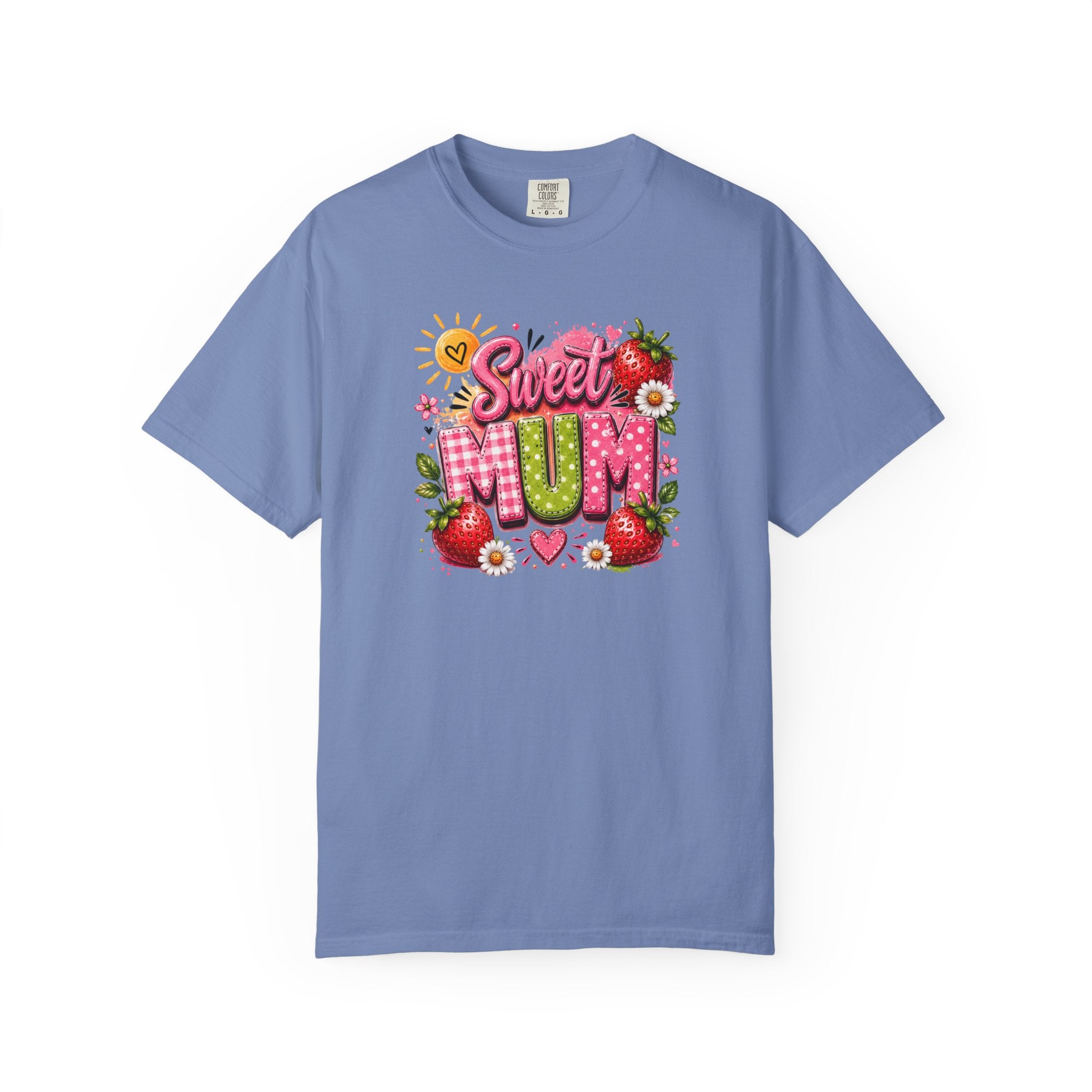 Sweet Mum T-Shirt — Floral Strawberry Mother's Day Tee