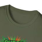 Super Grandpa Ireland Flag/Irish themed T-Shirt — Retro Comic Father's Day Gift