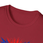 T-Shirt — "Super Papa" Union Jack/England themed Retro Comic Dad Shirt (Father's Day Gift)