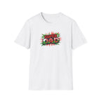 Super Dad Graphic T-Shirt — Wales Flag themed Retro Comic Father's Day Tee