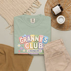 Granny's Club T-Shirt — Personalized Grandma Member Floral Tee