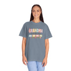 Grandma Loves Her Crew T-Shirt – Cute Pastel Grandma Family Tee