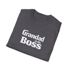Grandad Is the Boss T-Shirt — Funny Grandpa Gift for Father’s Day & Birthdays