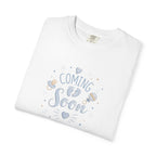 Coming Soon Baby T-Shirt — Gender Reveal Pregnancy Announcement Tee