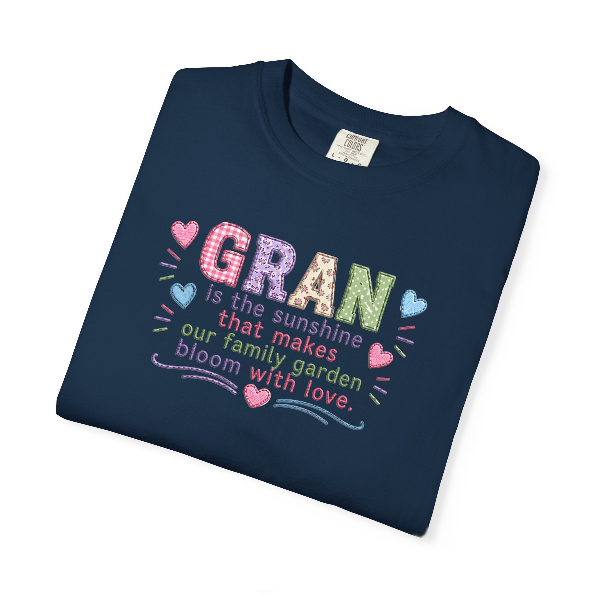 Grandma Floral T-Shirt — "GRAN is the sunshine that makes our family garden bloom with love"