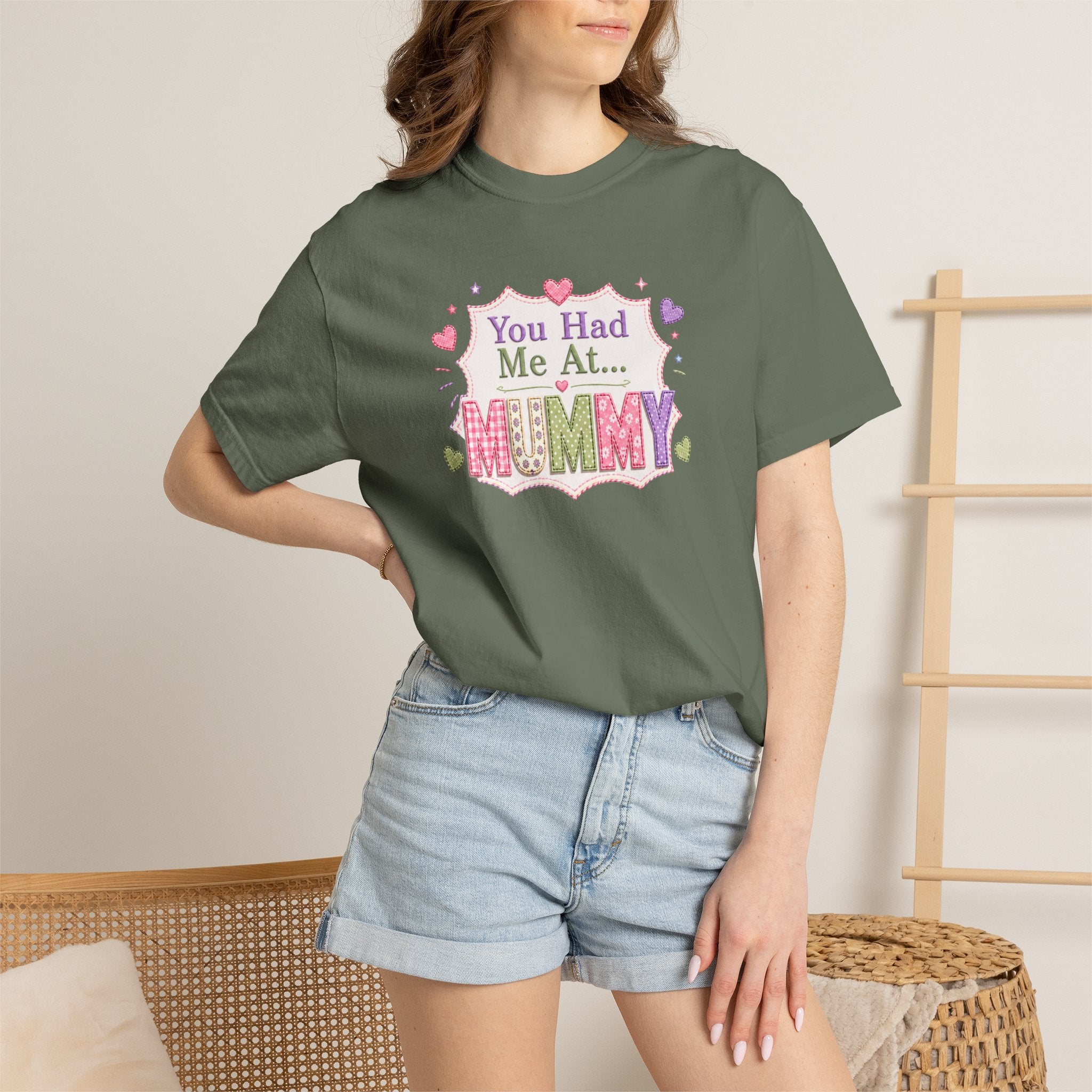 You Had Me At... Mummy T-Shirt — Cute Pink Kids/Parent Tee for New Mums, Mother's Day Gift