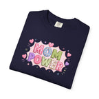 Mom Power T-Shirt — Cute Pastel Heart Mother's Day Tee