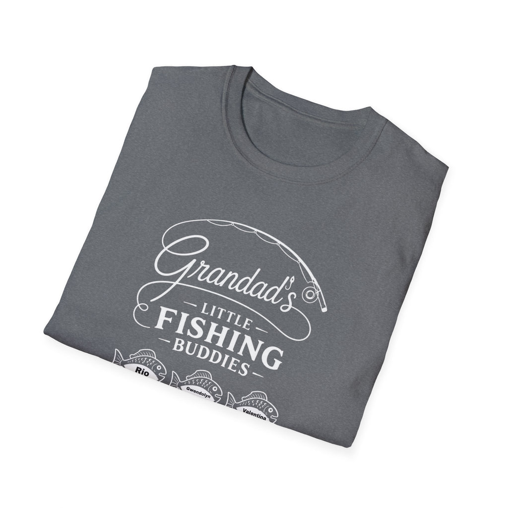 Granddad’s Little Fishing Buddies T-Shirt — Father/Grandparent Fishing Gift