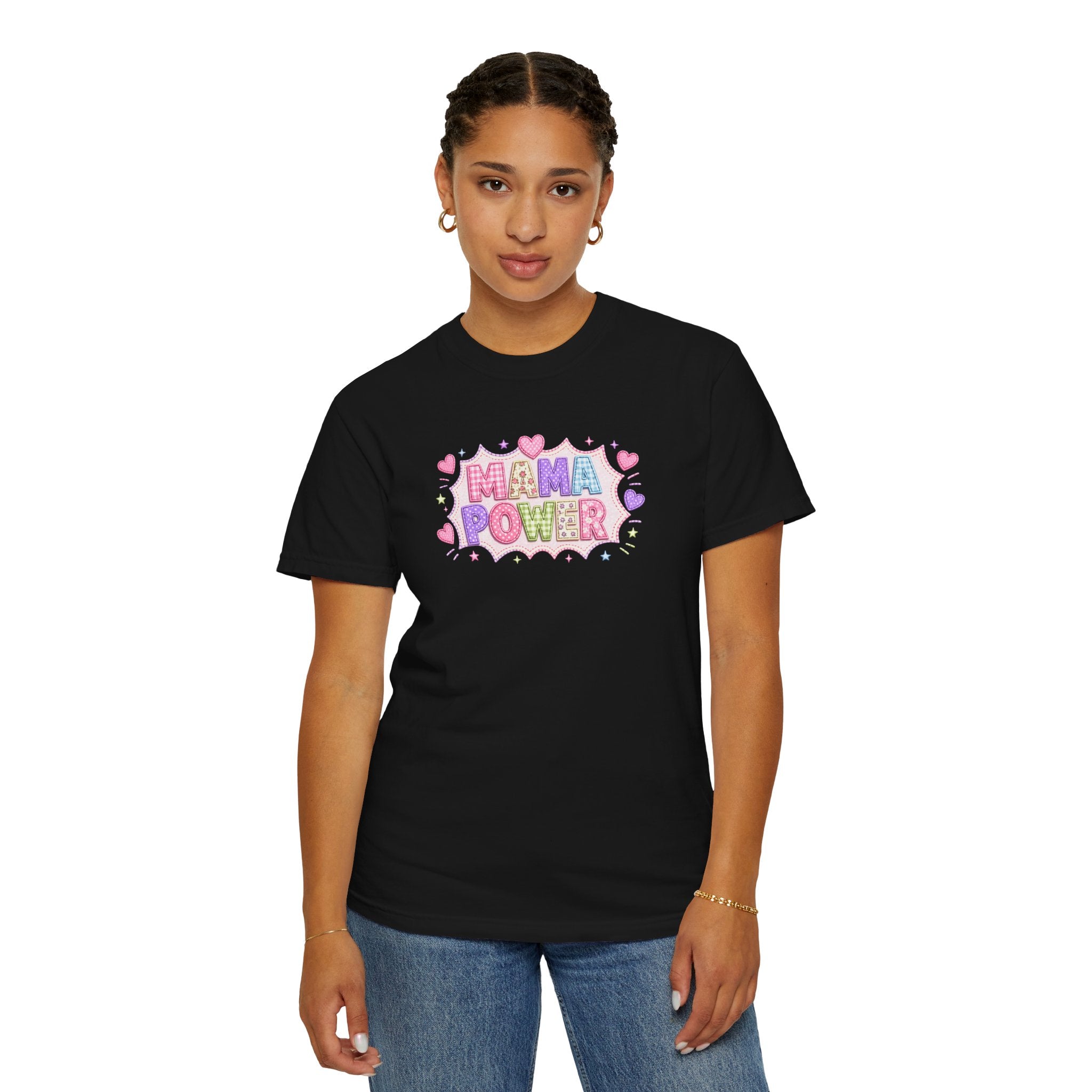 Mama Power T-Shirt — Cute Pastel Mom Pride Graphic Tee