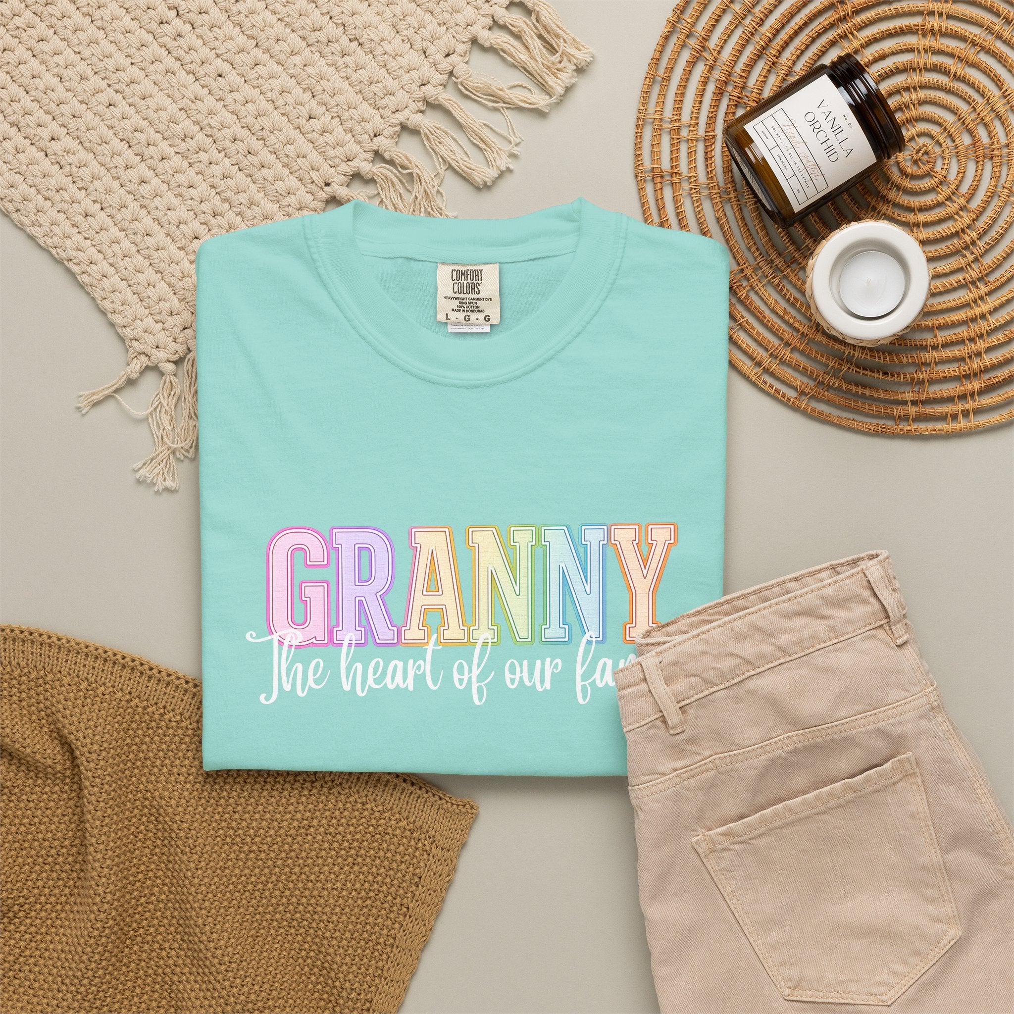 GRANNY the heart of our family Tee