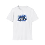 Super Papa Scotland Flag/Scottish themed T-Shirt – Comic Style Father’s Day Gift