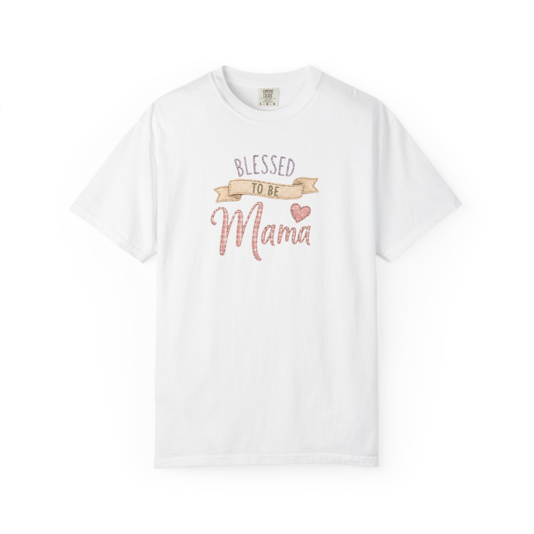 Blessed to Be Mama T-Shirt — Cute Mom Pregnancy Announcement Tee