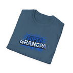 Super Grandpa Scotland Flag/Scottish themed T-Shirt — Retro Comic Father's Day Gift for Grandfathers