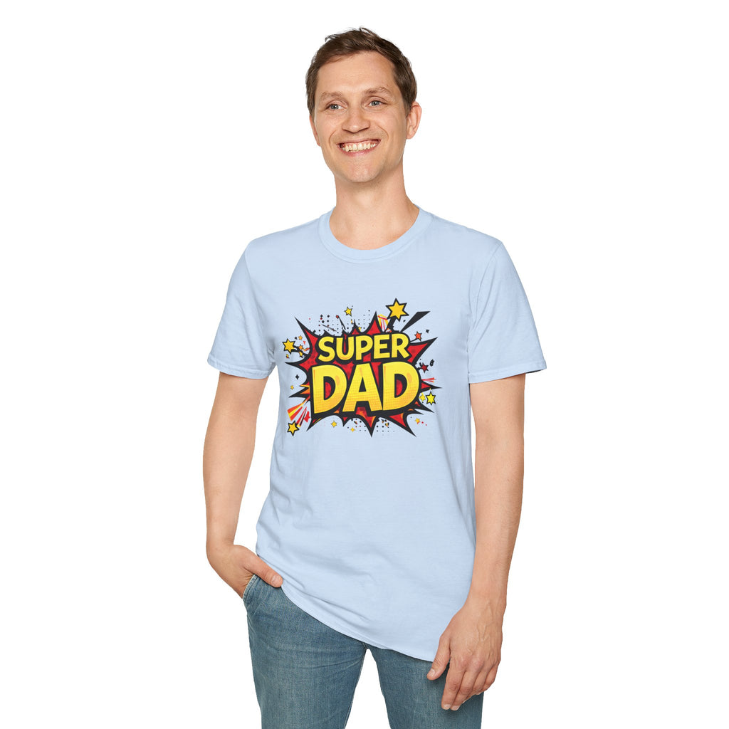 Super Dad Comic Book T-Shirt — Father’s Day Gift Tee
