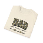 Dad Loves His Little Troops Camo T-Shirt — Personalized Kids' Names