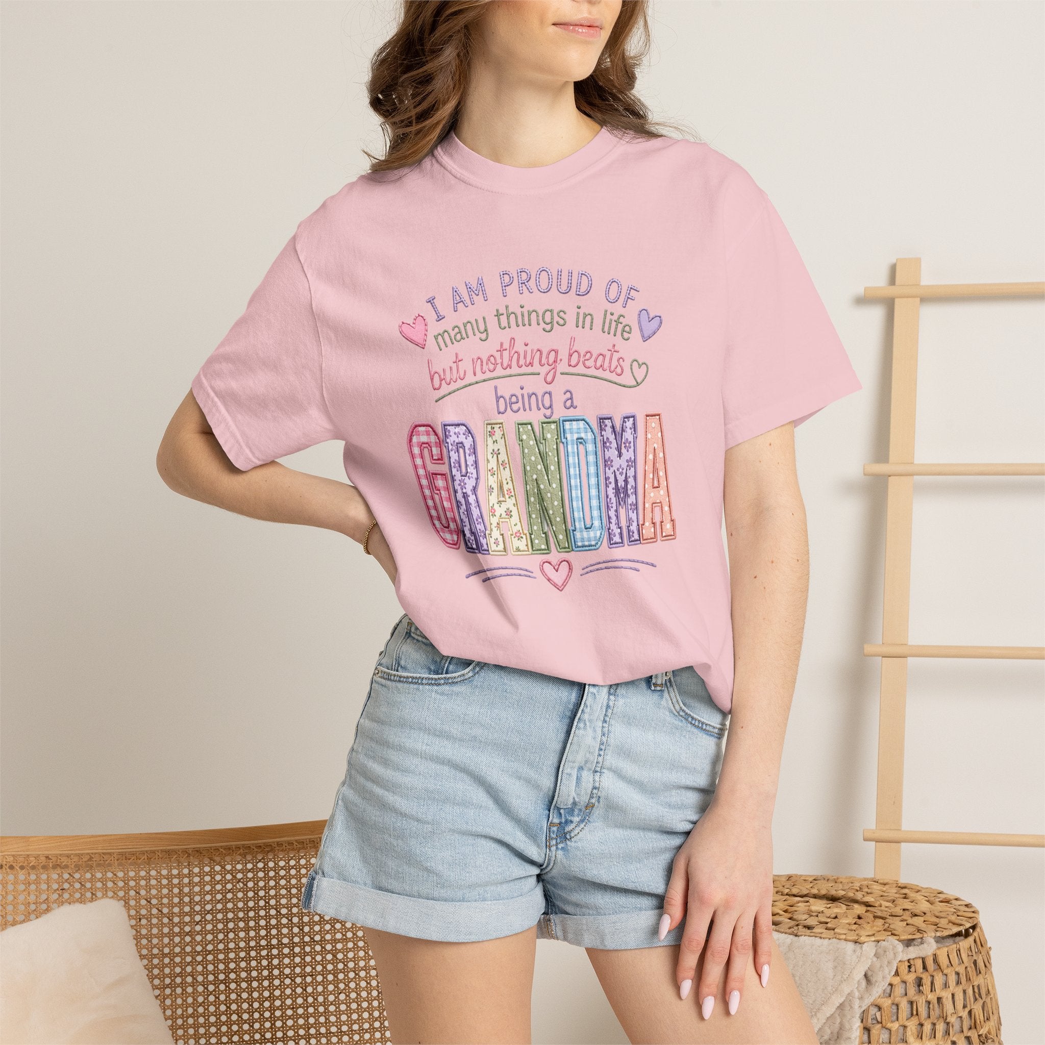 Grandma Pride T-Shirt – "I Am Proud of Many Things in Life but Nothing Beats Being a Grandma"