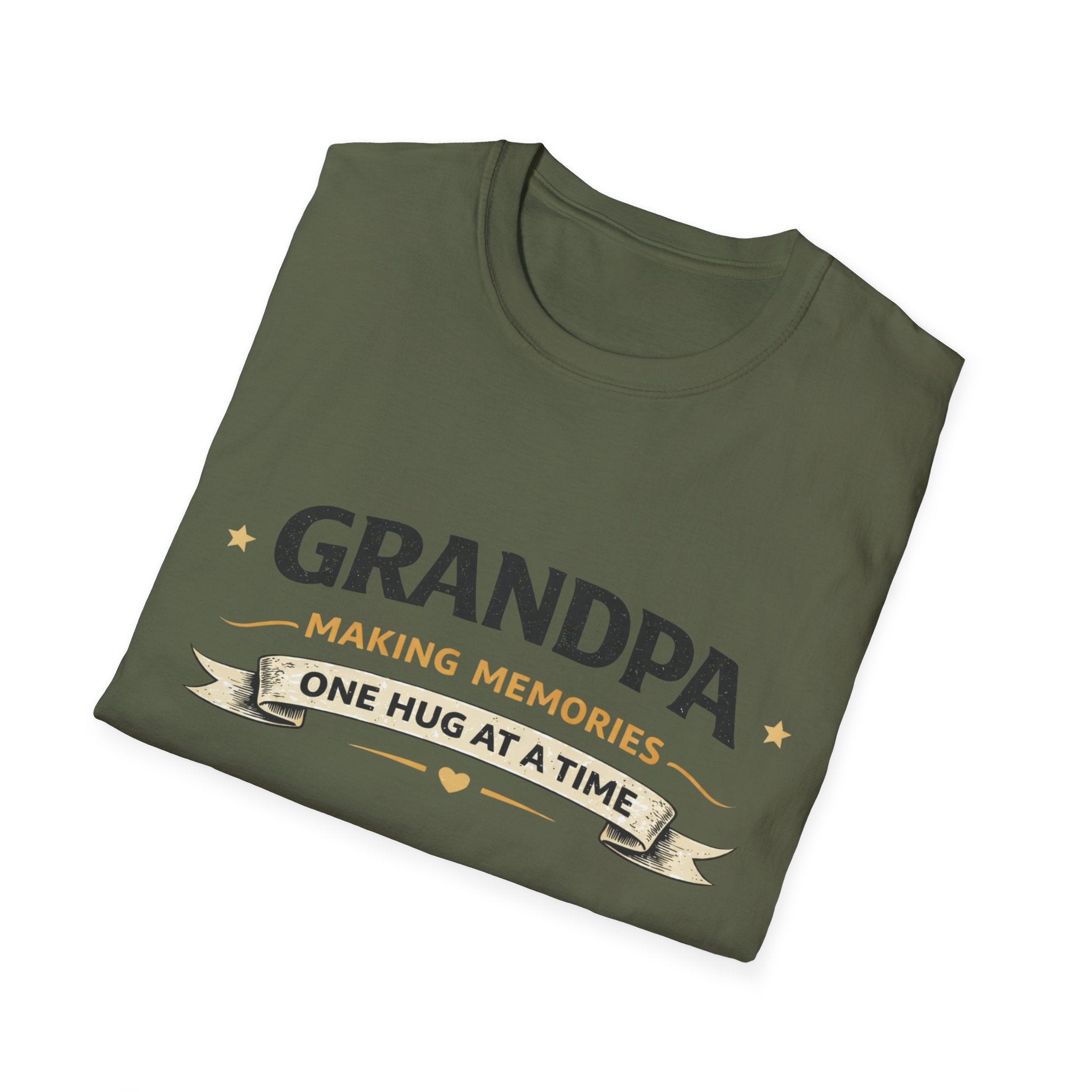 Grandpa Making Memories One Hug At A Time T-Shirt — Father's Day Gift