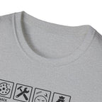 Funny Grandad T-Shirt — Spoils Grandchildren, Loves Biscuits & Hugs
