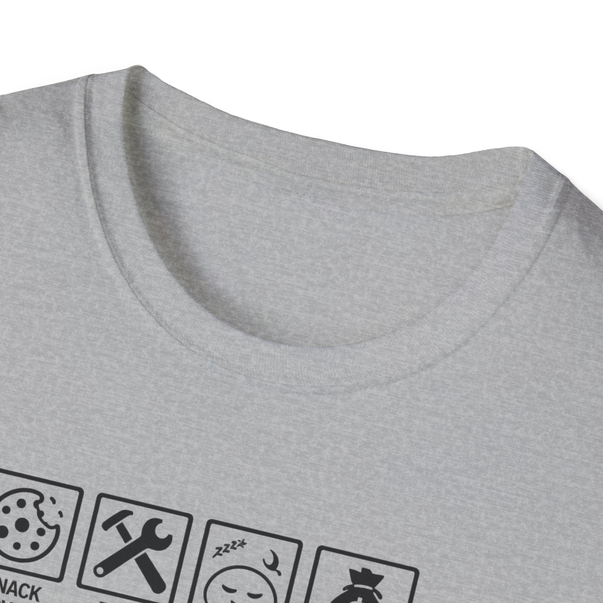 Funny Grandad T-Shirt — Spoils Grandchildren, Loves Biscuits & Hugs