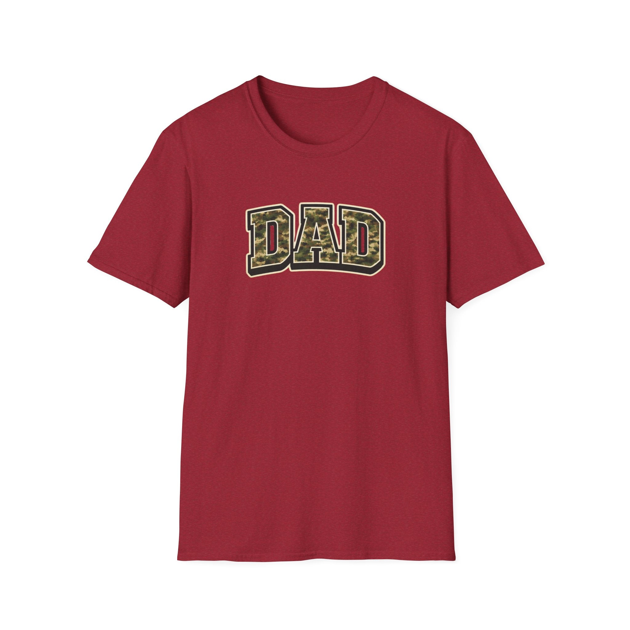 Dad Camo T‑Shirt — Military Camouflage 'DAD' Father's Day Tee