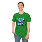 Gamer Dad T-Shirt — Blue Controller T-shirt