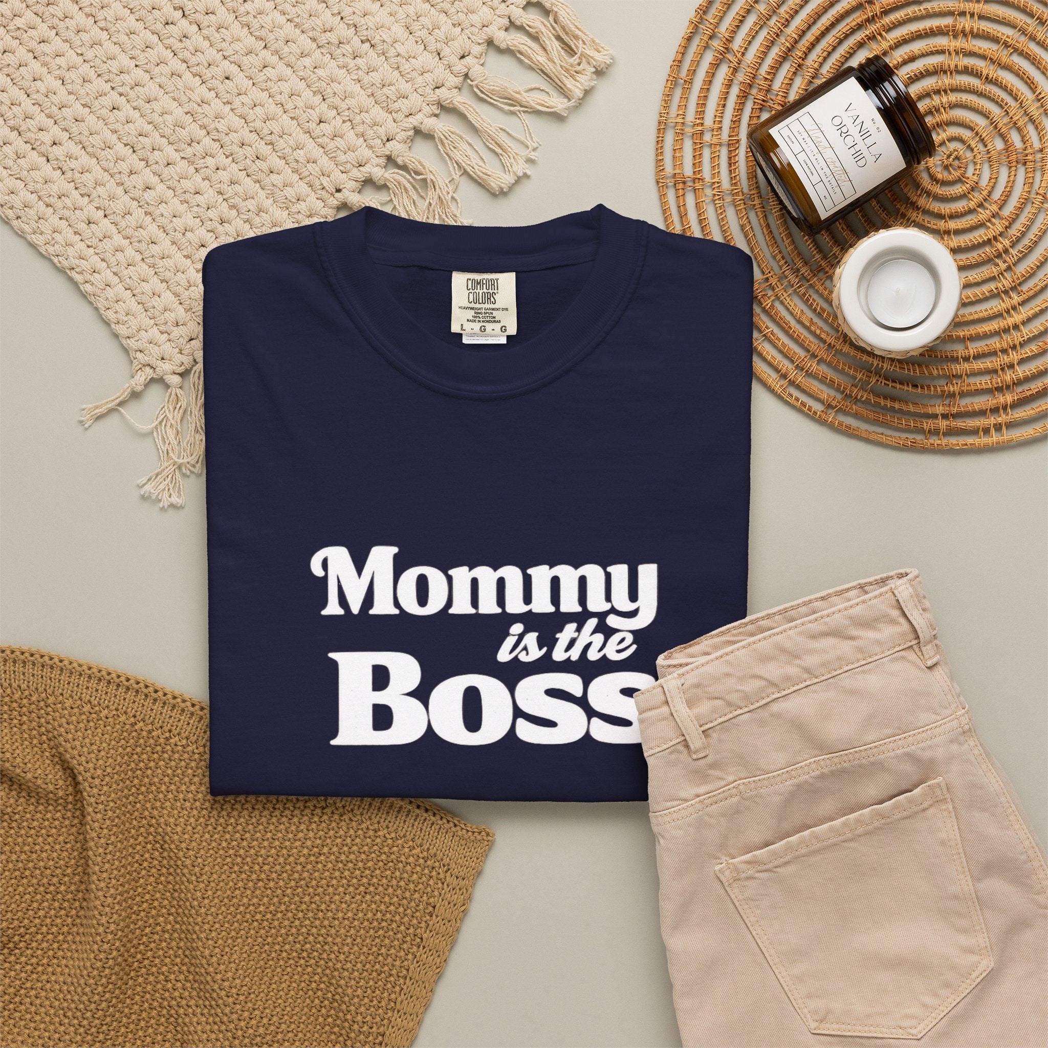 Mommy Is The Boss T-Shirt — Funny Mother's Day Tee for Moms